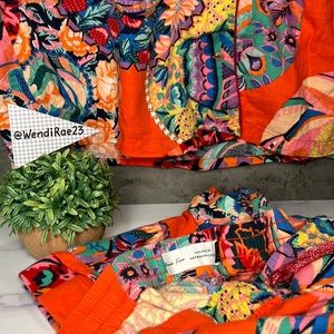 Alexandra Farmer exclusively for Anthropologie  secret garden pajamas XL